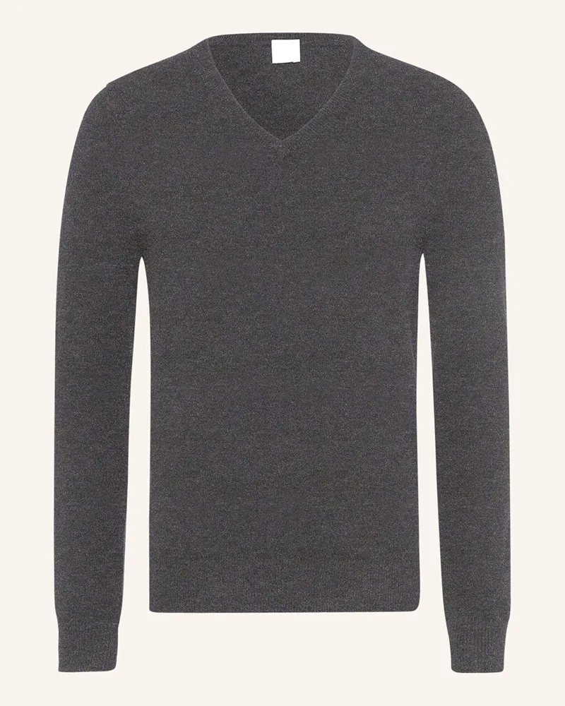 FTC Cashmere Cashmere-Pullover grau Dunkelgrau