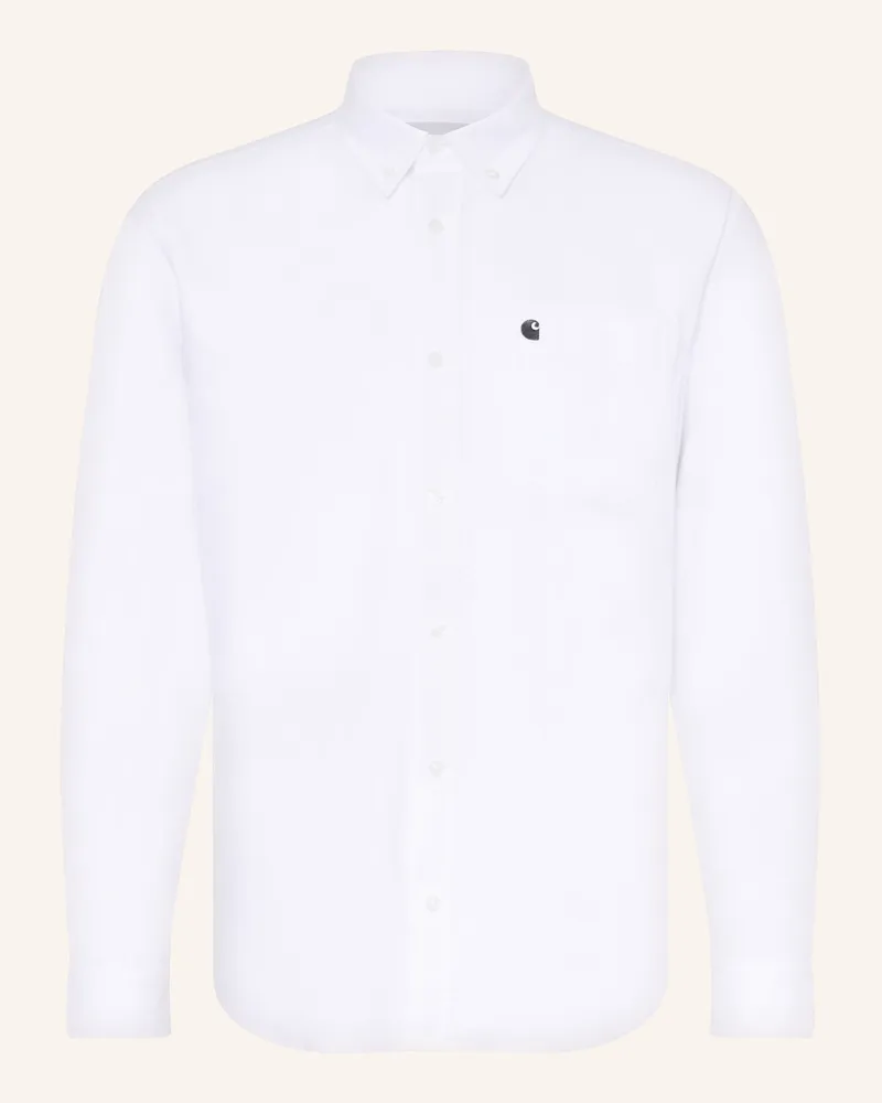 Carhartt WIP Oxfordhemd Regular Fit Weiss