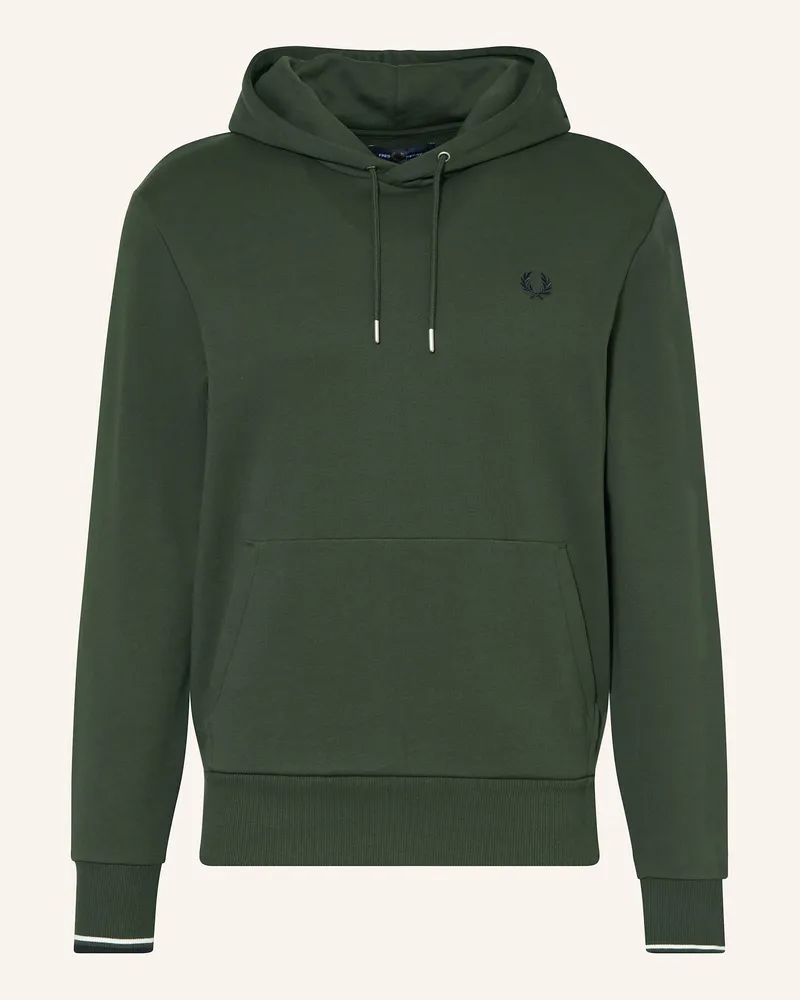 Fred Perry Hoodie M2643 Dunkelgrün
