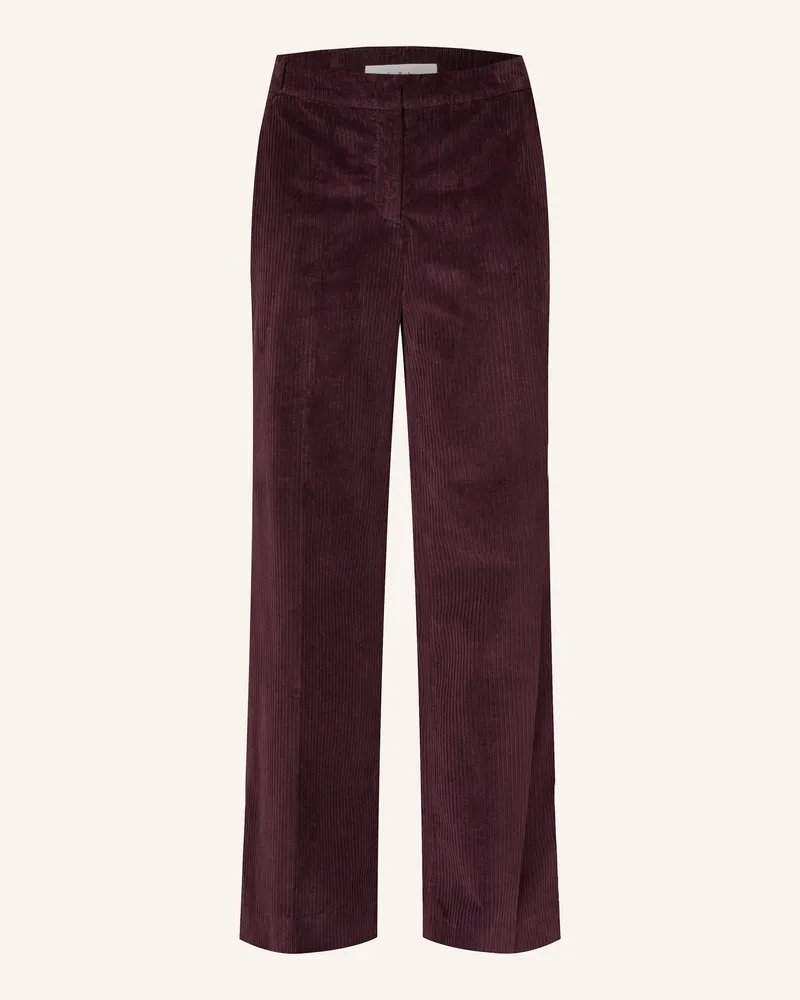 ba&sh Cordhose Vily lila Dunkelrot