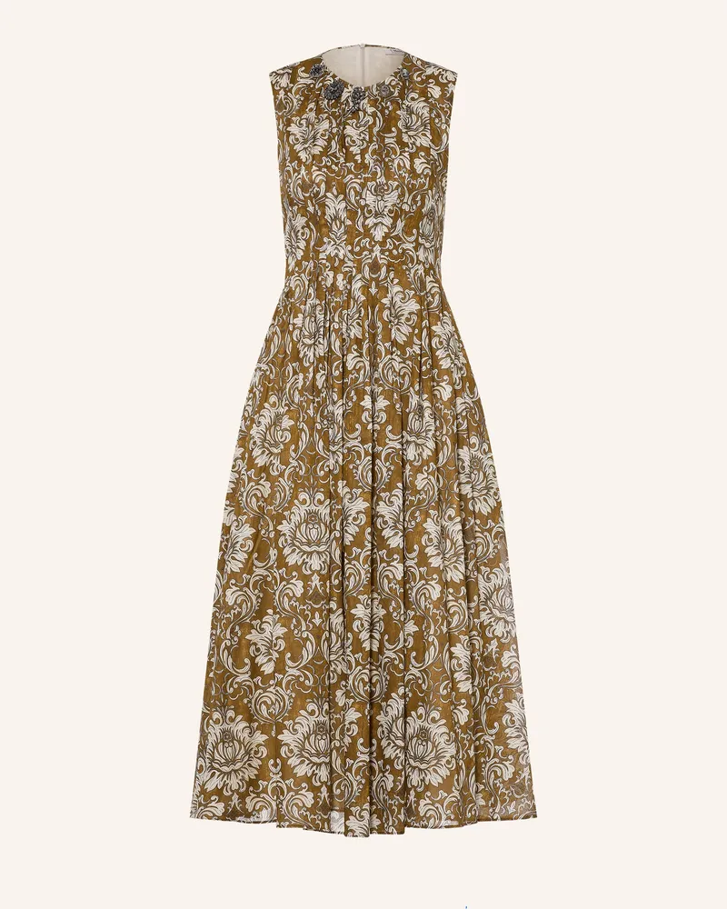 Max Mara Kleid Agile Mit Schmucksteinen braun Braun