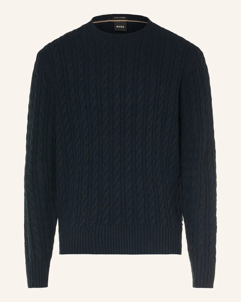 HUGO BOSS Pullover Furlan blau Dunkelblau