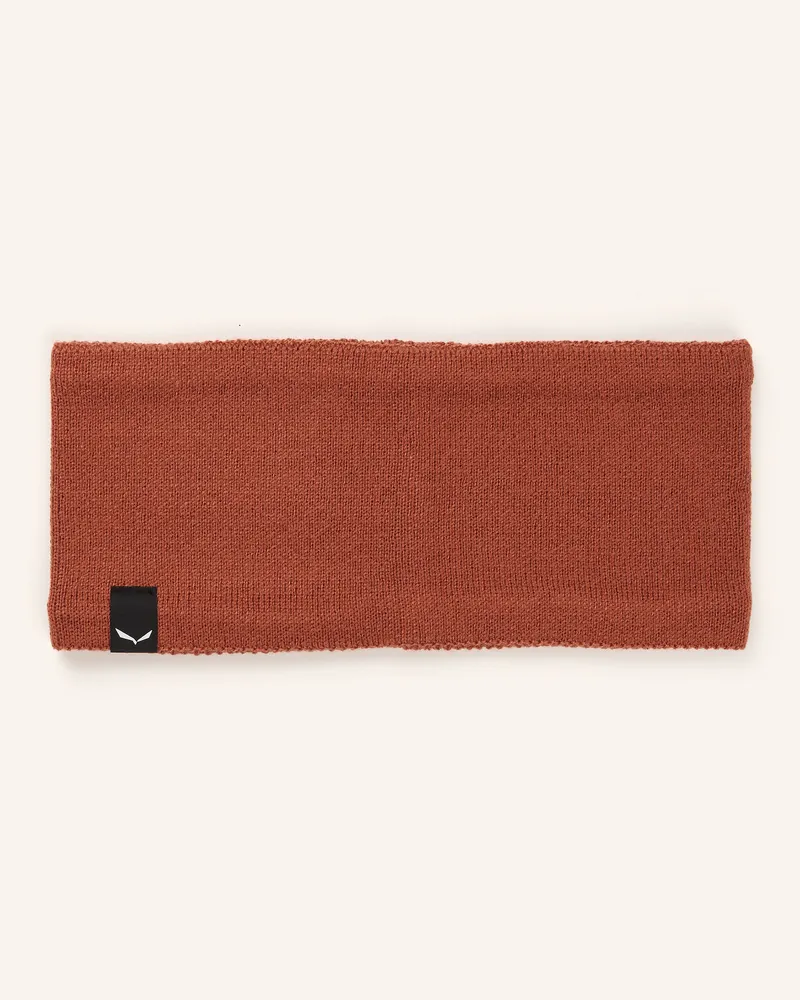 Salewa Stirnband Puez rot Dunkelorange