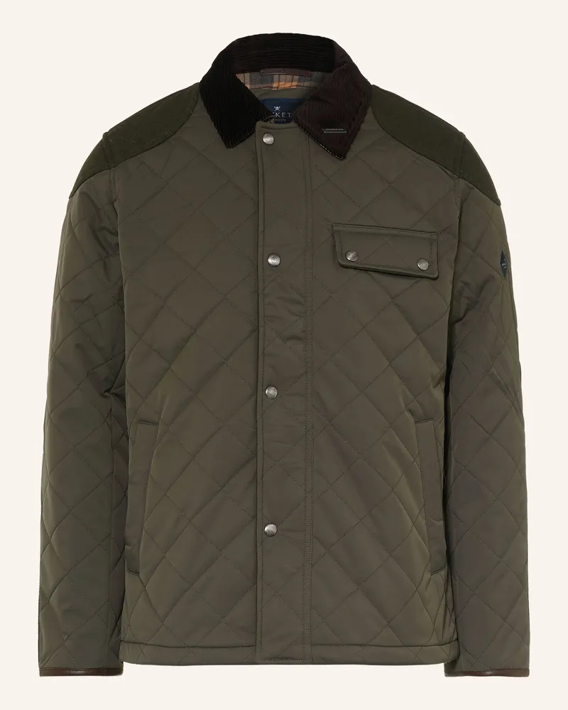 Hackett Steppjacke Kinloch gruen Oliv