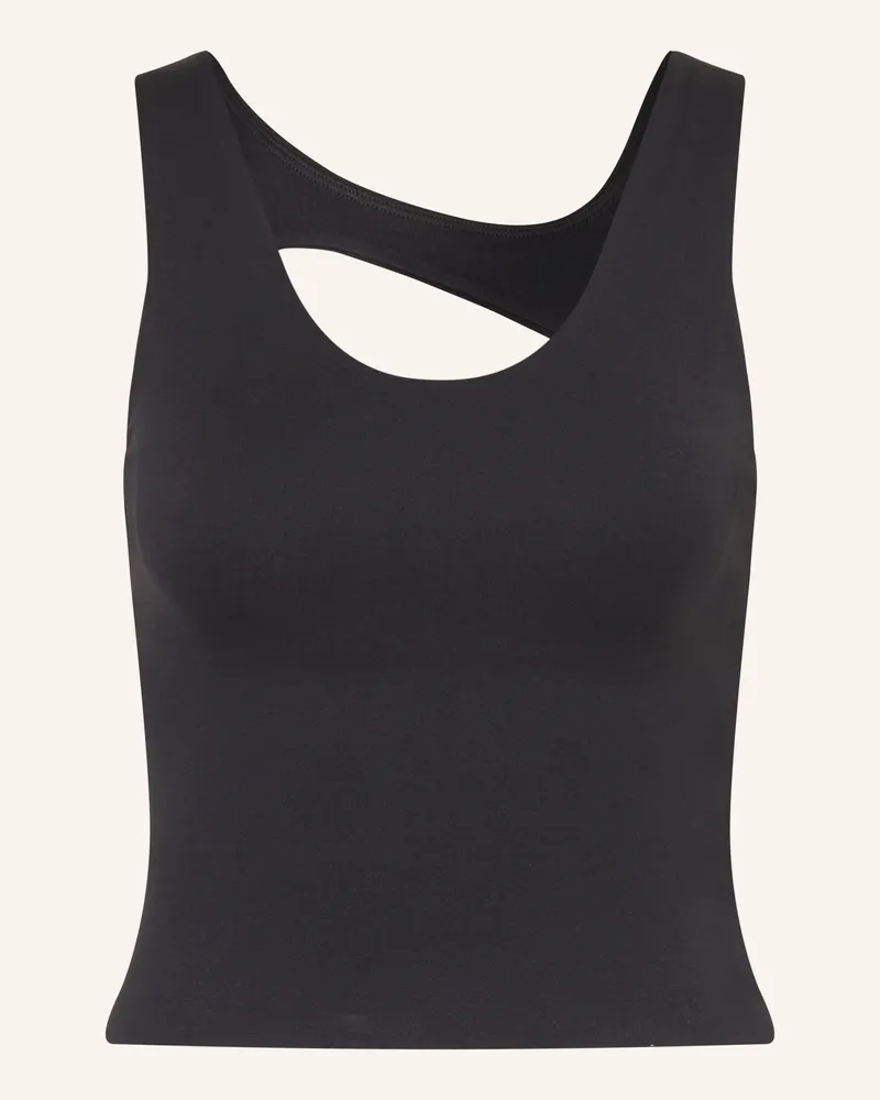 Nike Cropped-Top Zenvy Mit Cut-Out schwarz Schwarz
