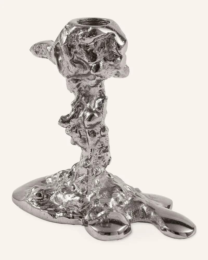POLSPOTTEN Kerzenhalter DRIP S Silber