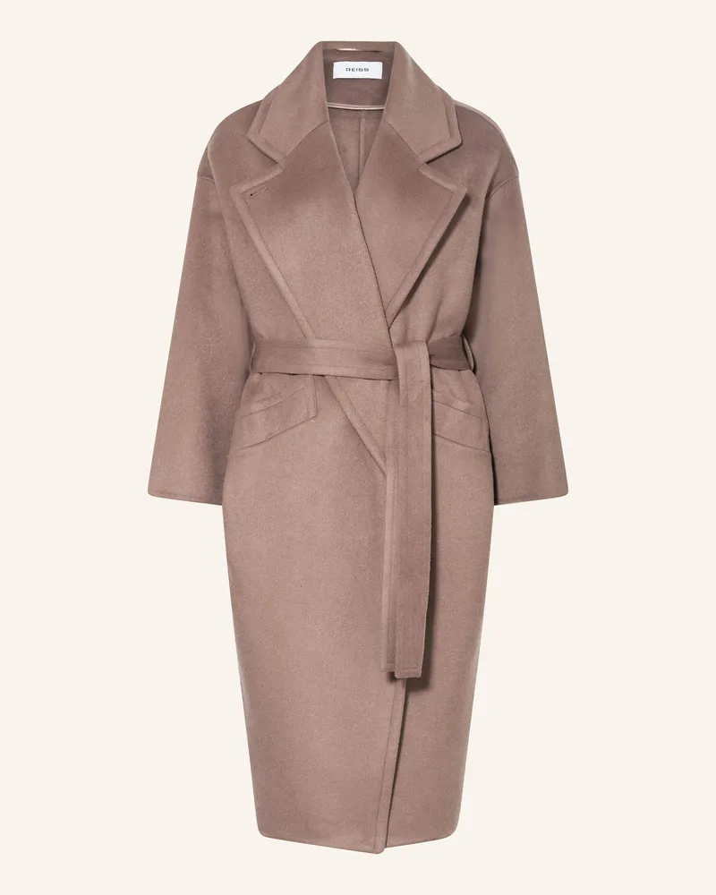 Reiss Mantel Bridget braun Dunkelbraun