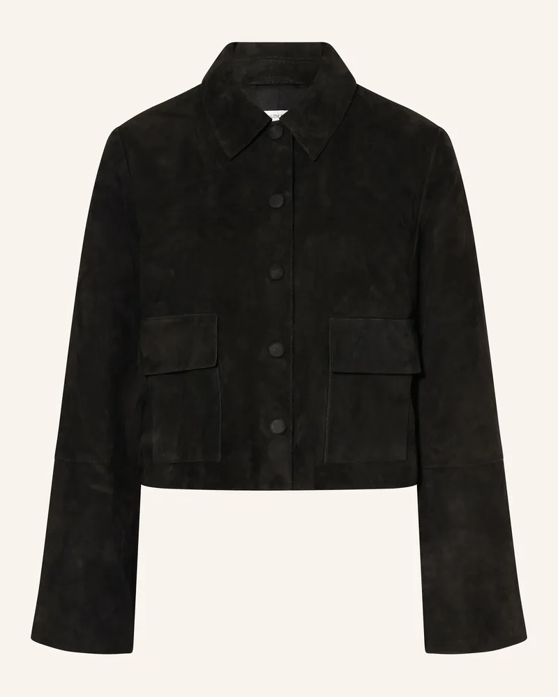 By Malene Birger Lederjacke Annie schwarz Schwarz