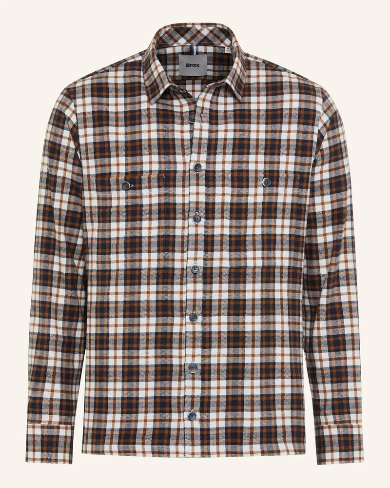 Brax Overshirt STYLE KAY Braun