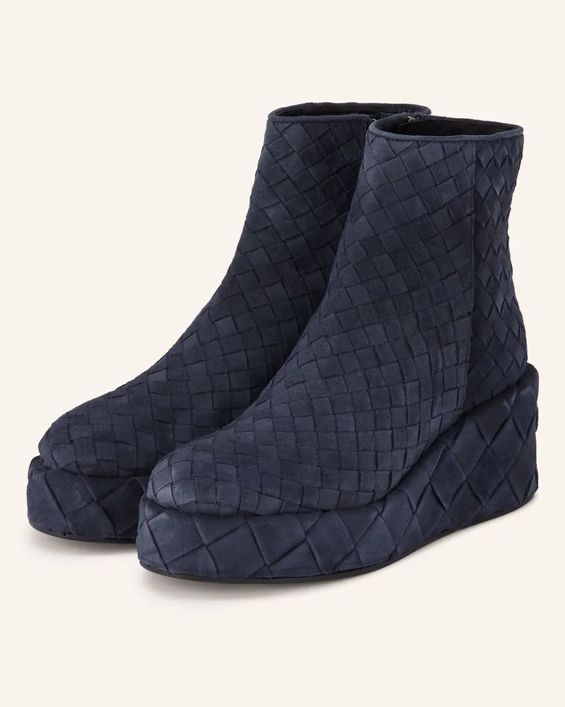 Pons Quintana Plateau-Stiefeletten Dalia blau Dunkelblau