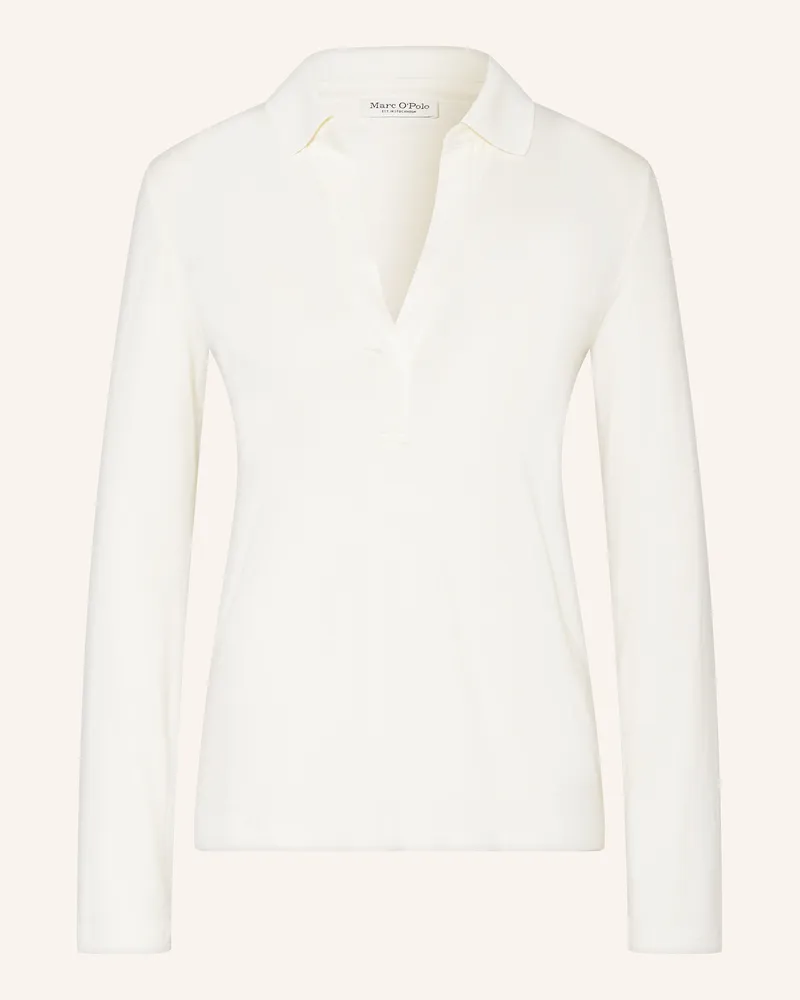 Marc O'Polo Blusenshirt aus Jersey Weiss