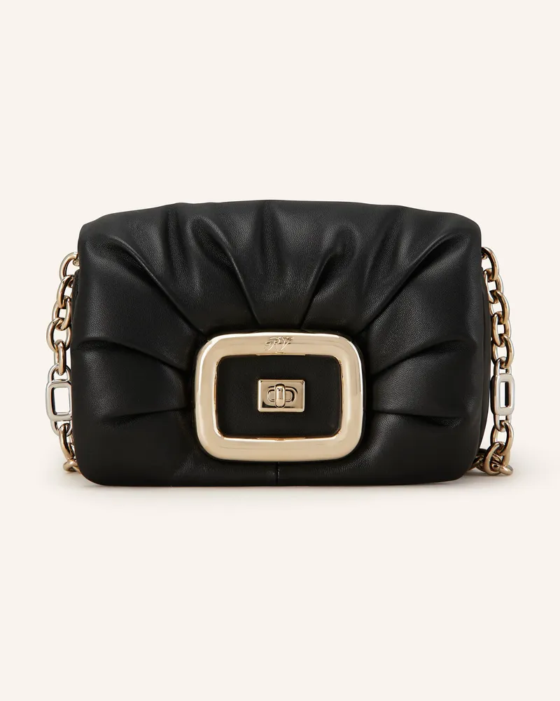 Roger Vivier Umhängetasche Viv' Mini schwarz Schwarz