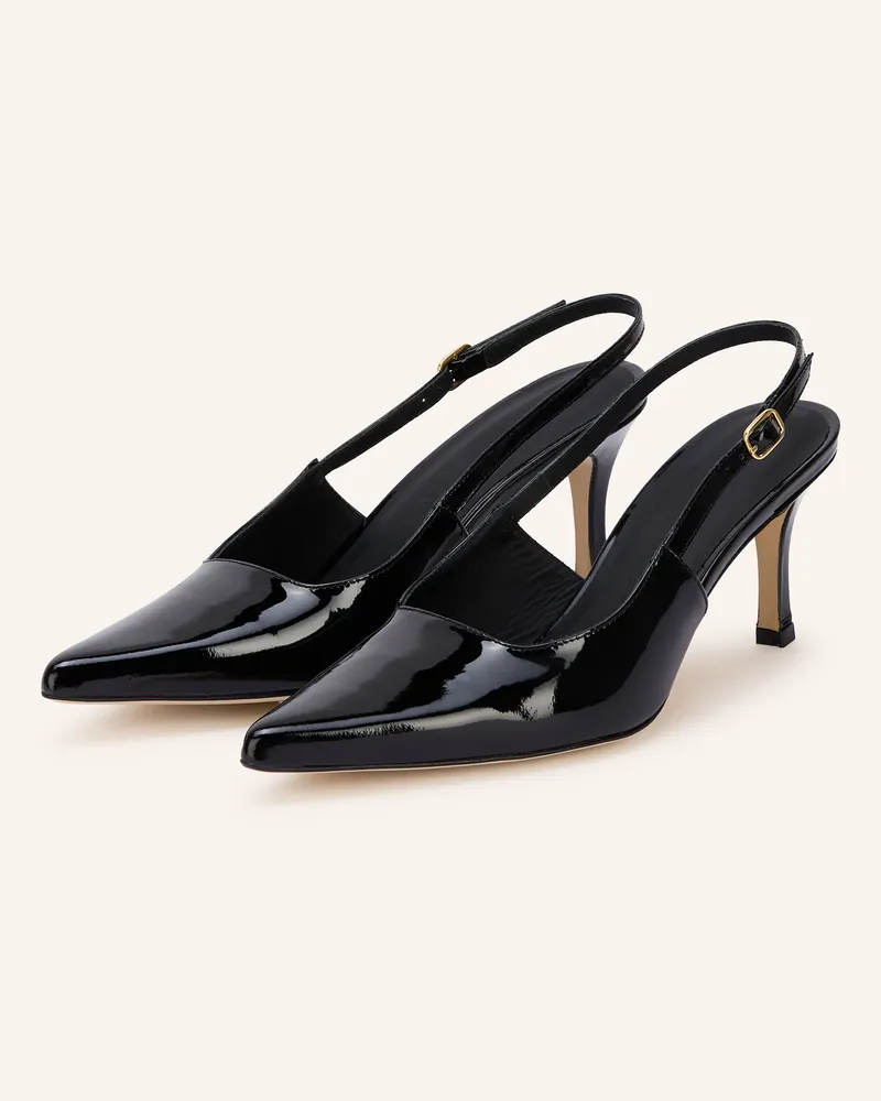 Mrs & HUGS Slingpumps schwarz Schwarz