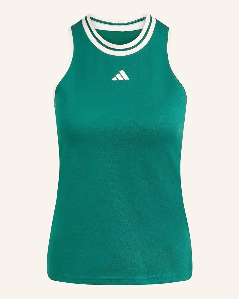 adidas Tanktop Heritage Tennis Classic Tank gruen Dunkelgrün