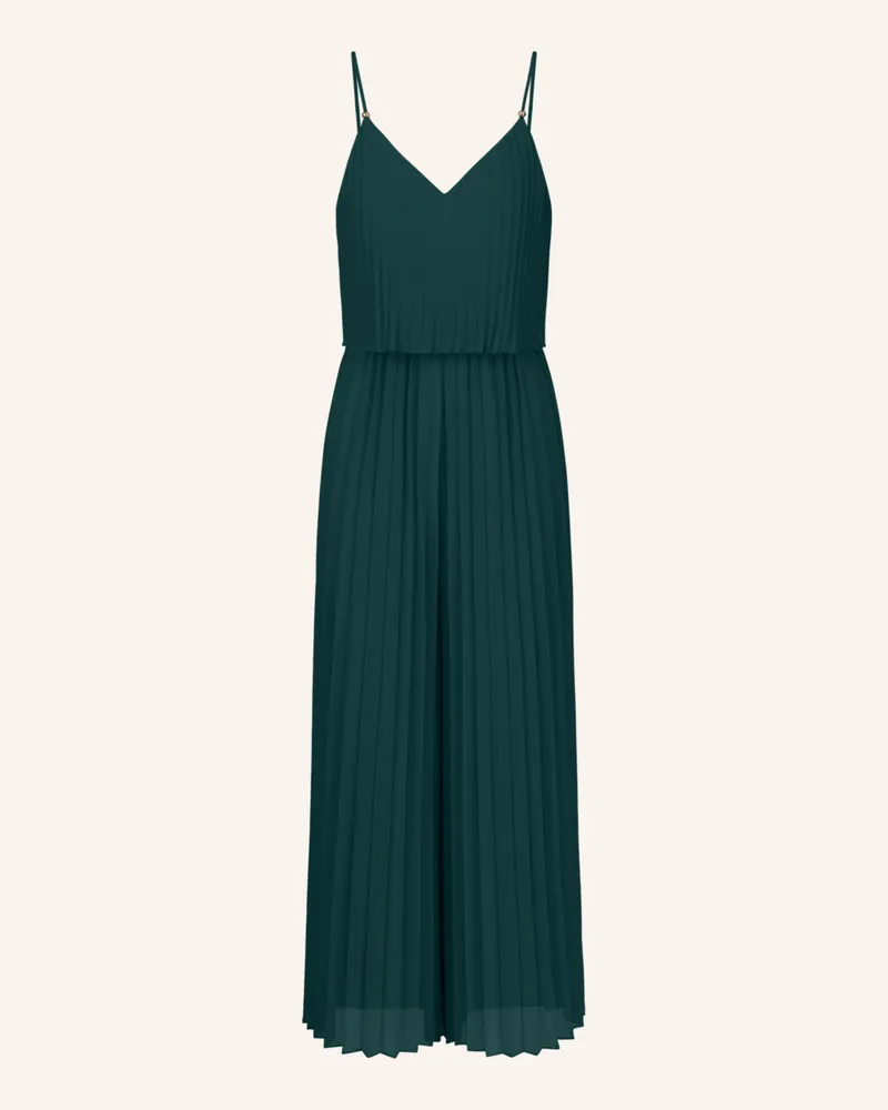 Apart Jumpsuit mit Plissees Dunkelgrün