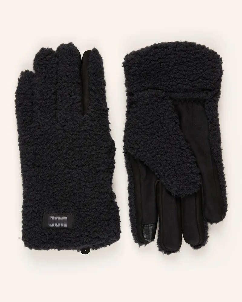 UGG Handschuhe mit Touchscreen-Funktion Schwarz