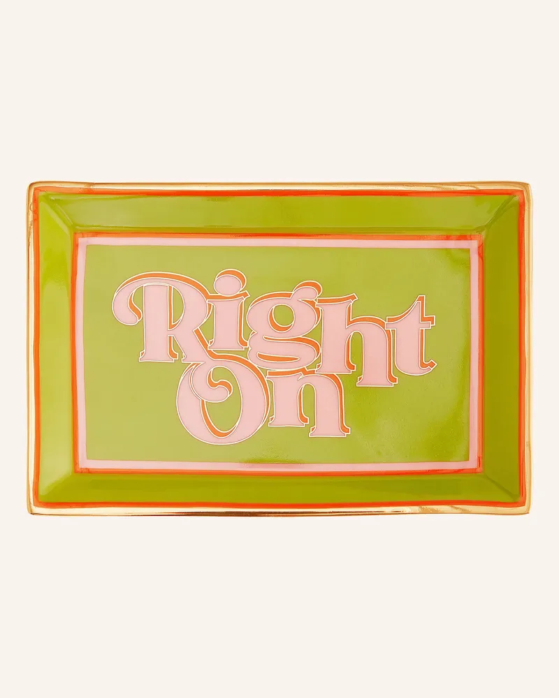 Jonathan Adler Schale RIGHT ON RECTANGLE Hellgrün