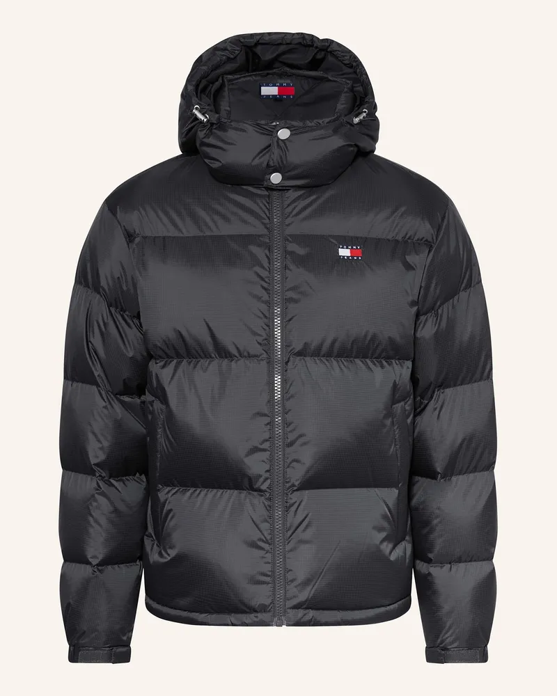 Tommy Hilfiger Daunenjacke ALASKA mit abnehmbarer Kapuze Dunkelblau