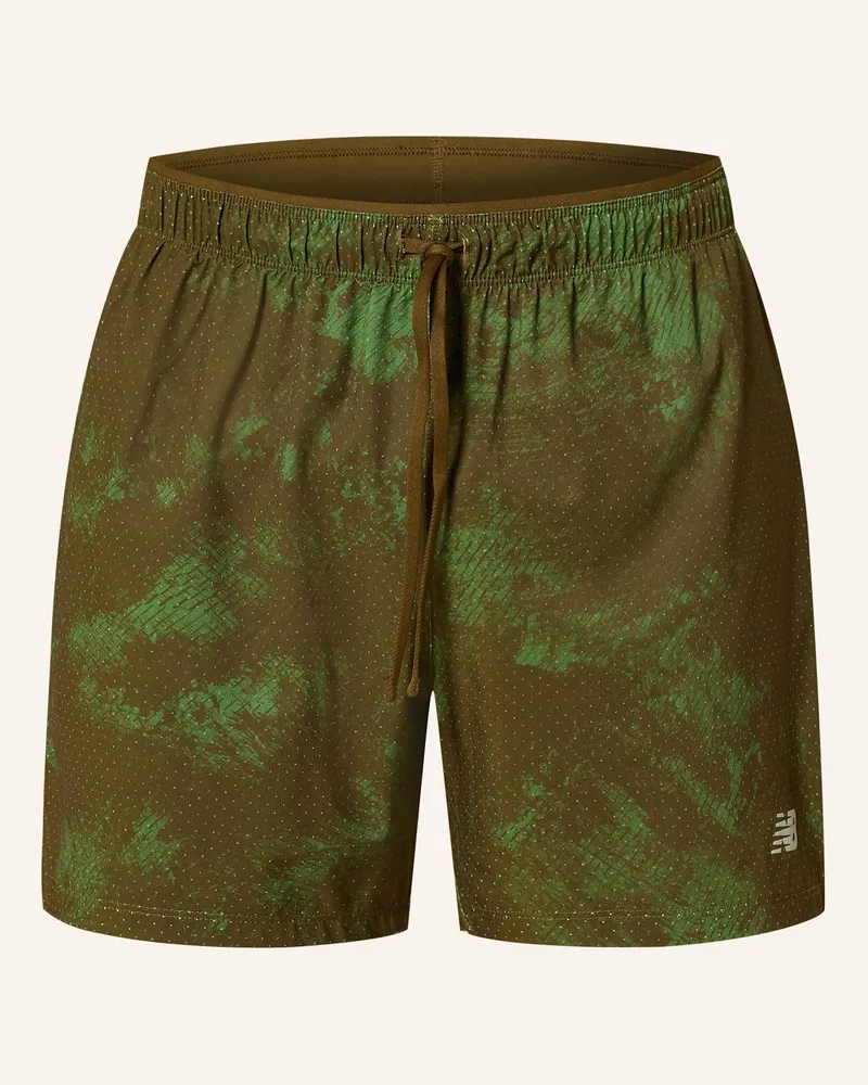 New Balance 2-In-1-Laufshorts Rc Printed Short 5" gruen Grün