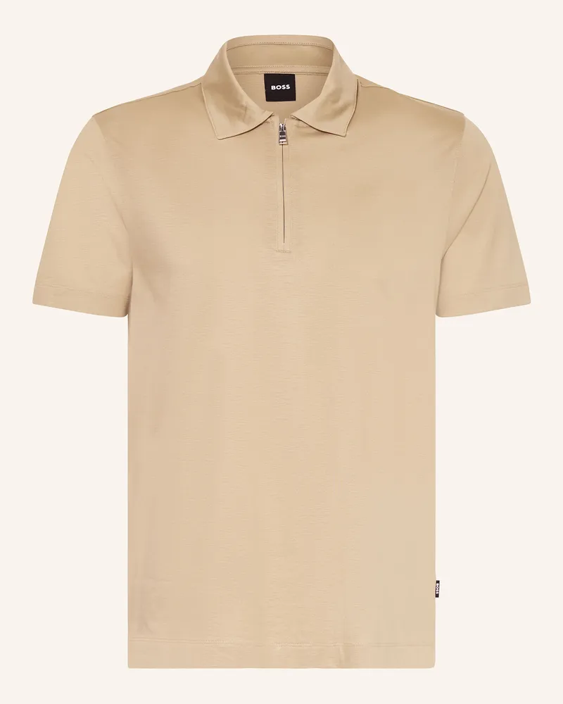 HUGO BOSS Jersey-Poloshirt PARAS Beige