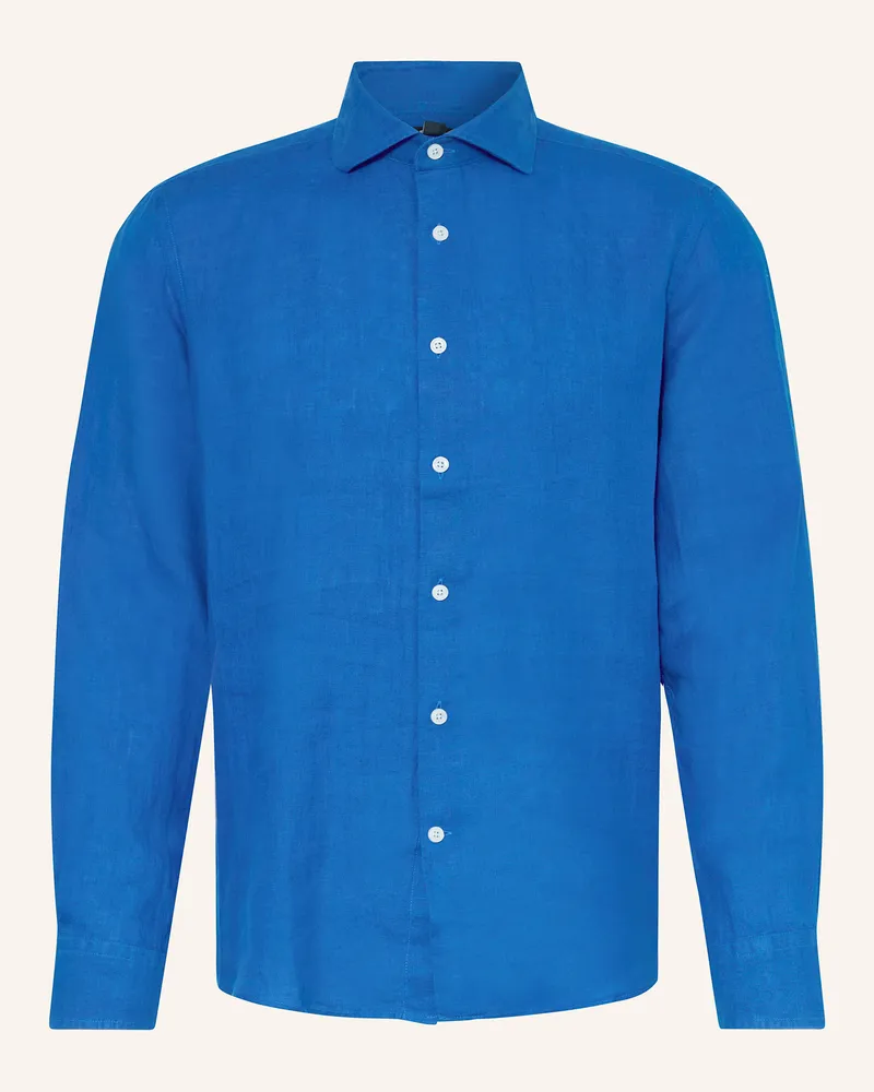 Reiss Leinenhemd RUBAN Regular Fit Blau