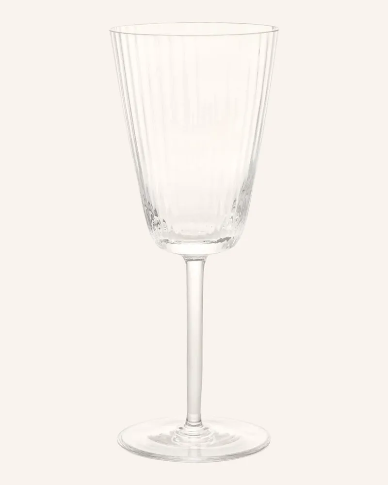 Dolce & Gabbana Casa Weinglas Carretto transparent Weiss