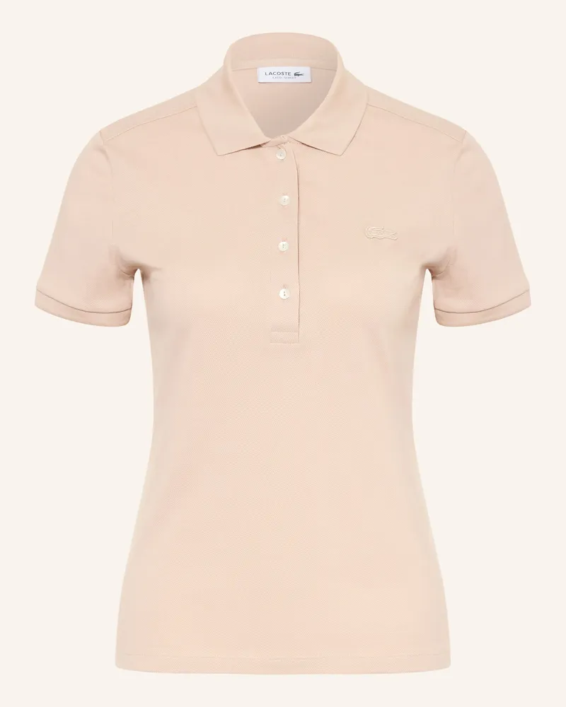 Lacoste Piqué-Poloshirt Beige