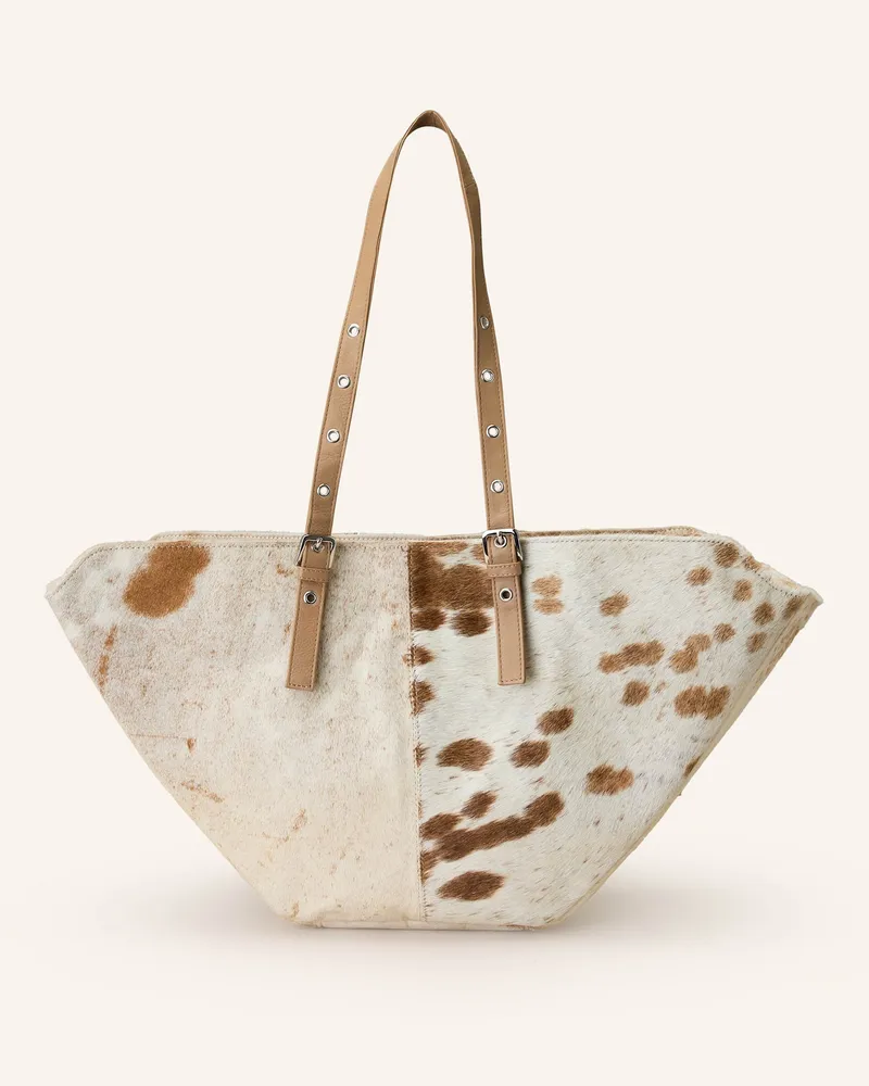 NÚNOO Shopper NORA mit Pouch Hellbraun