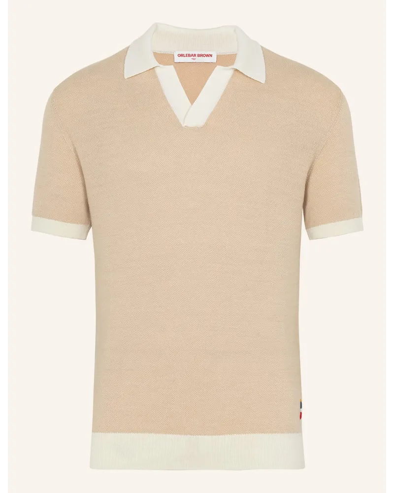 Orlebar Brown Poloshirt HORTON CONTRAST Beige