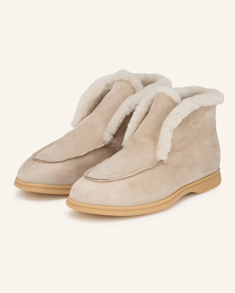 lilienfels Boots beige Hellgrau