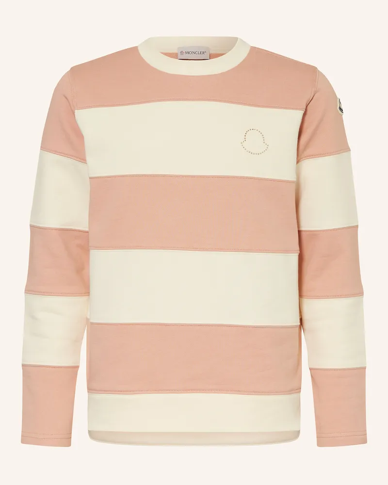 Moncler Sweatshirt rosa Lachs