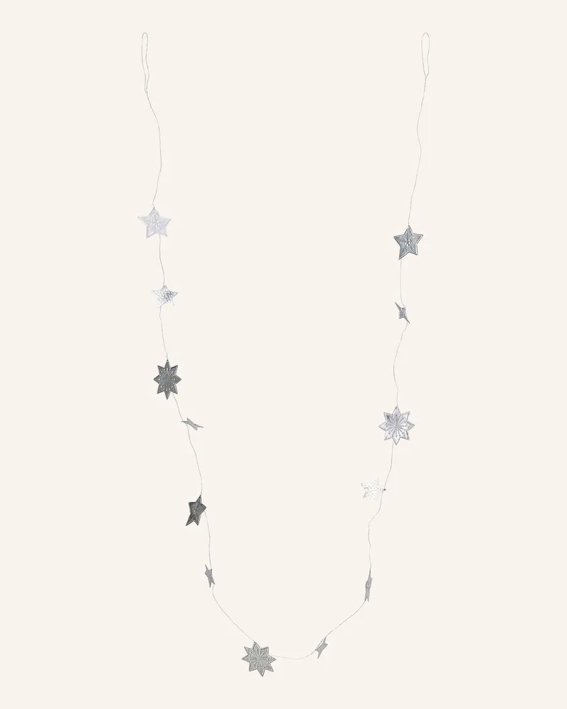 House Doctor Girlande Hdstars silber Silber