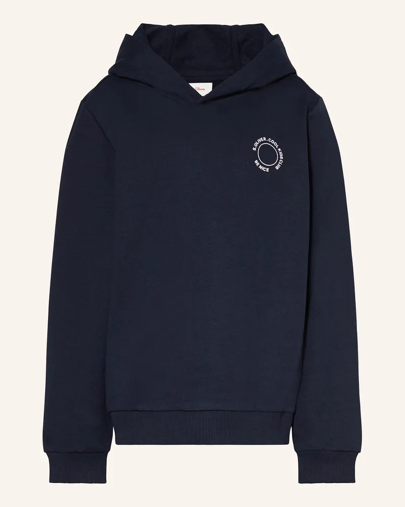 S.Oliver Hoodie blau Dunkelblau