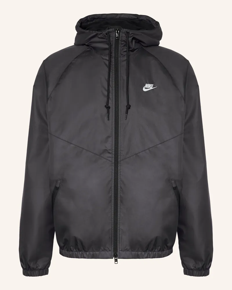 Nike Funktionsjacke Windrunner schwarz Schwarz