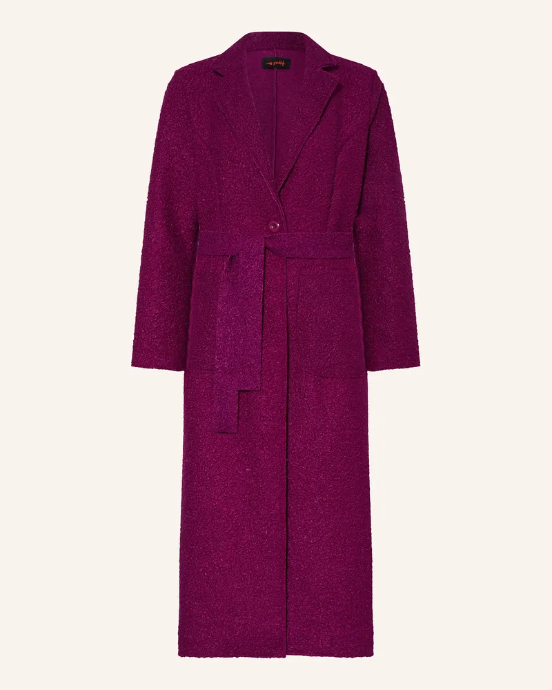 Miss Goodlife Bouclé-Mantel Lila