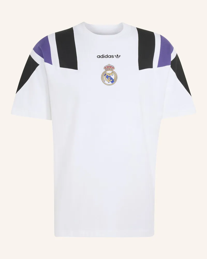 adidas Real Madrid Eqt T-Shirt weiss Weiss