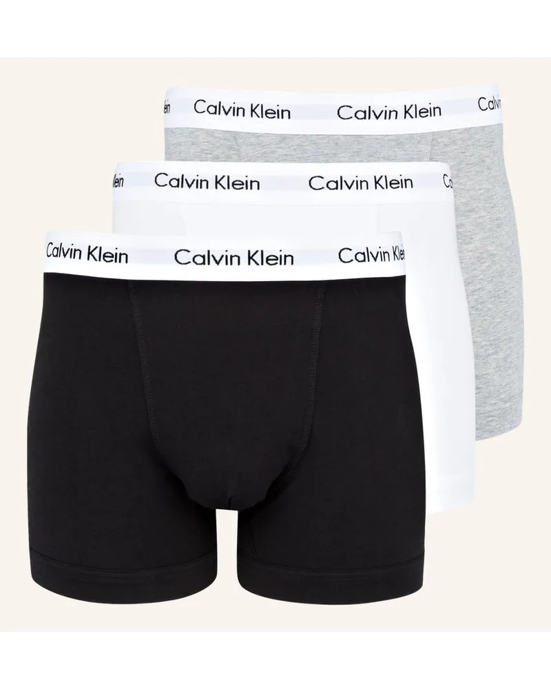 Calvin Klein 3er-Pack Boxershorts COTTON STRETCH Weiss