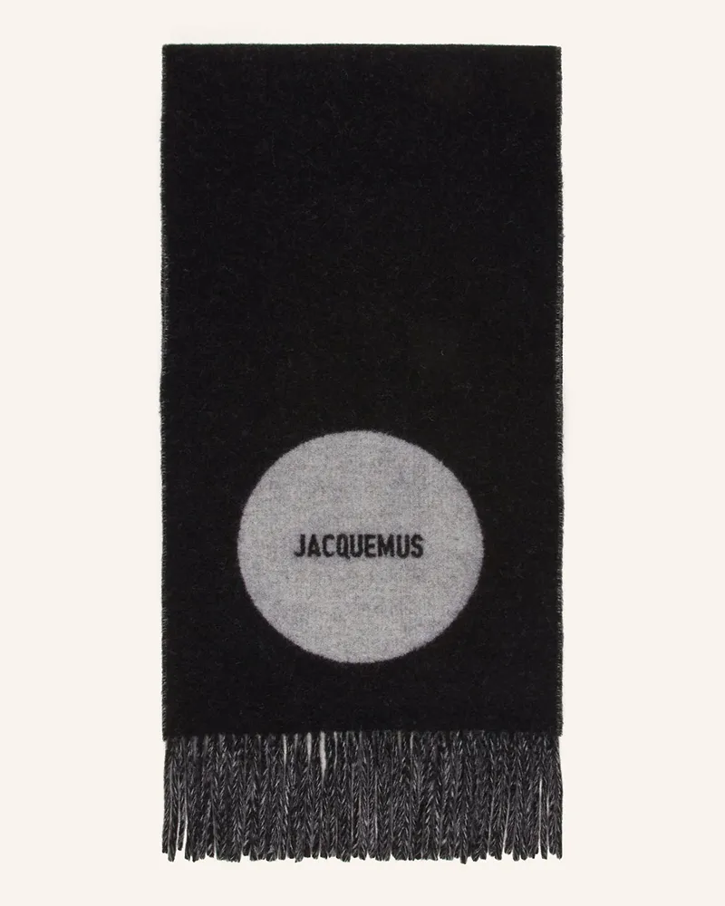 Jacquemus Schal LE CHARPE ROND CARRE Schwarz