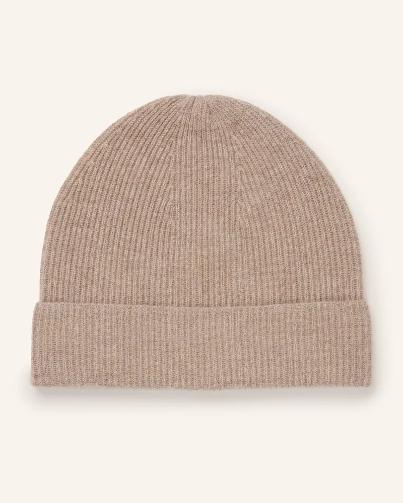 Darling Harbour Cashmere-Mütze braun Greige
