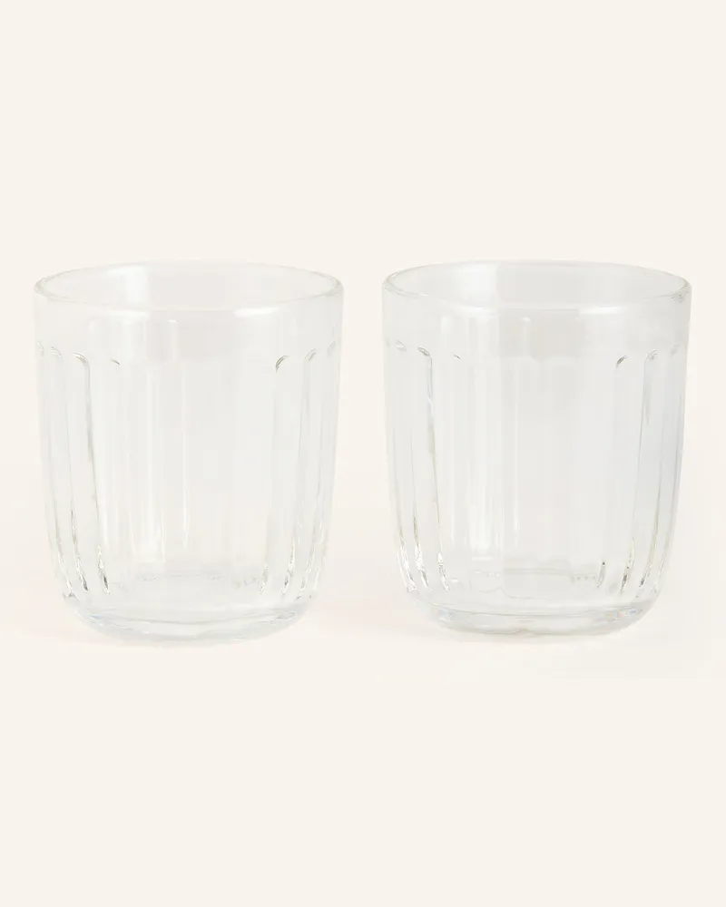 iittala 2er-Set Trinkgläser Raami transparent Weiss
