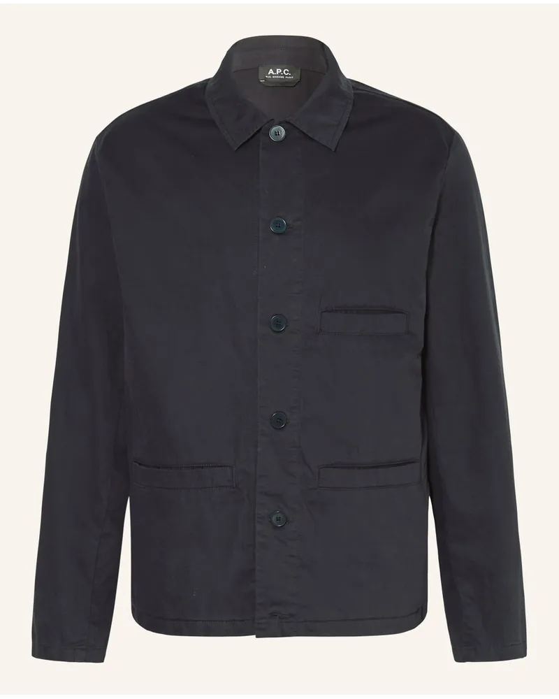 A.P.C. Overjacket VIANNEY Blau