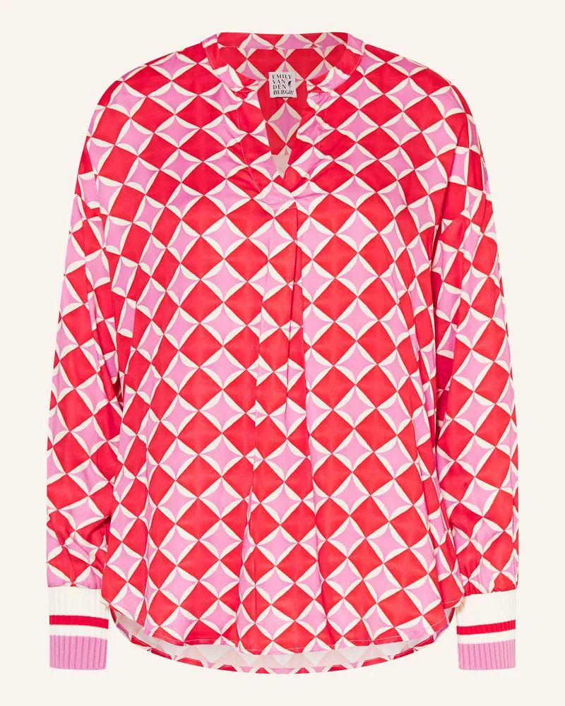 Emily van den Bergh Blusenshirt Rot