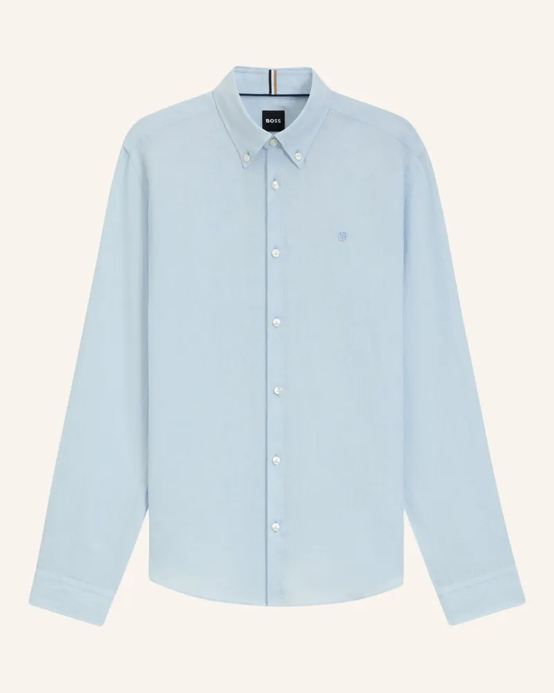 HUGO BOSS Casual Hemd H-ROAN-BD-E-C1-253 Slim Fit Hellblau
