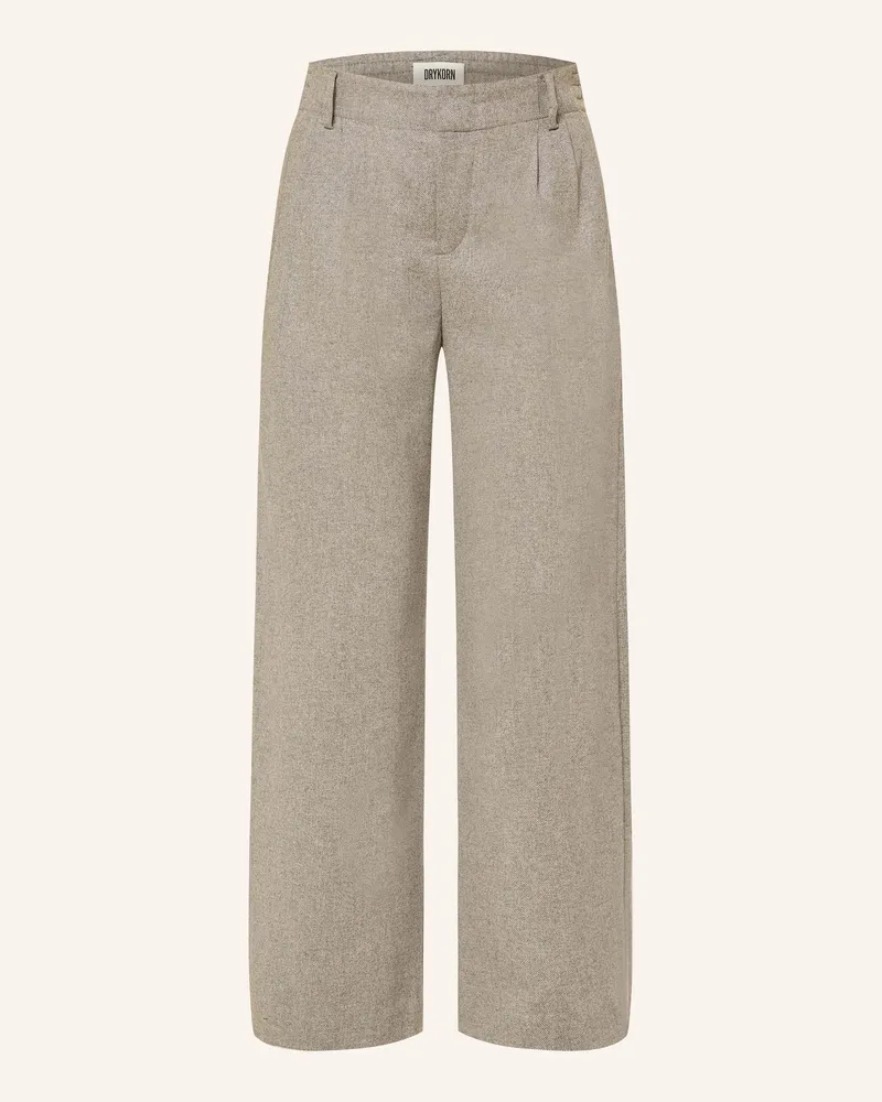 Drykorn Marlenehose Jealous grau Hellbraun