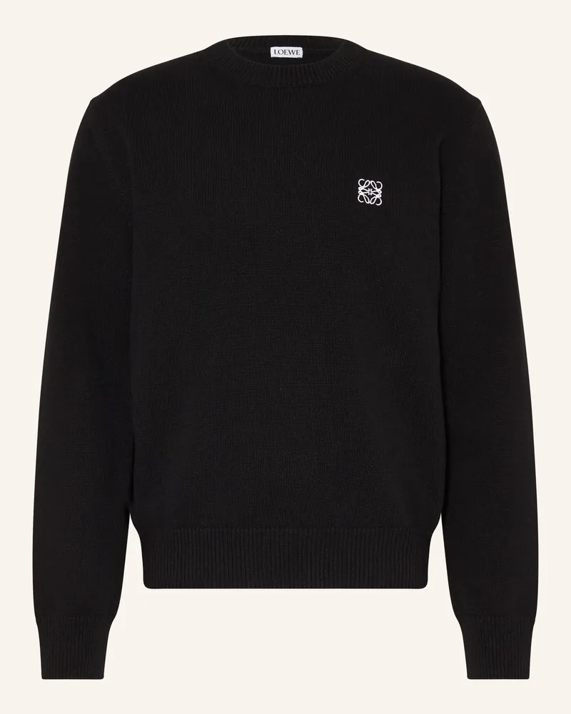 Loewe Pullover schwarz Schwarz