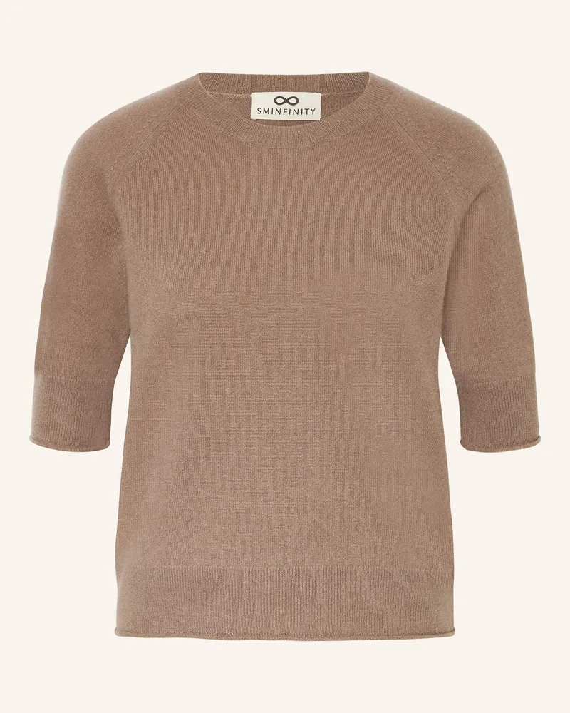 SMINFINITY Strickshirt aus Cashmere Braun