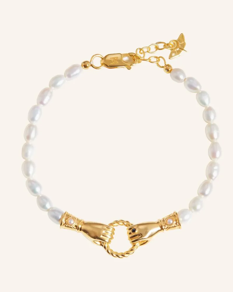 Missoma Armband HARRIS REED IN GOOD HANDS PEARL by GLAMBOU Gold