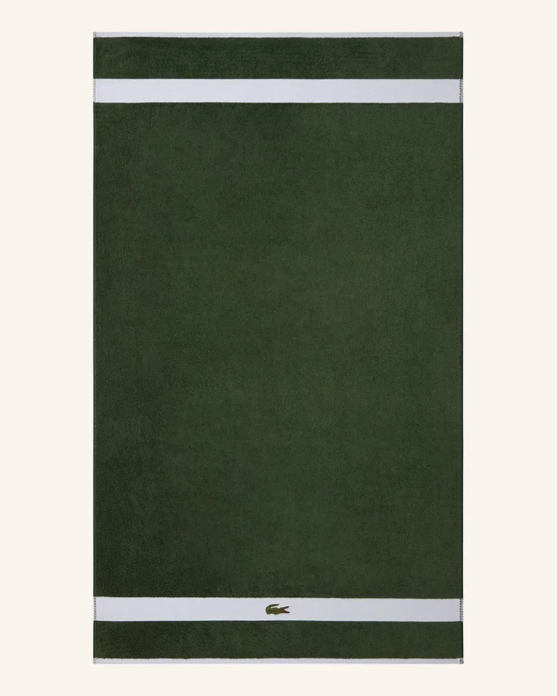 Lacoste Badetuch Lcasual gruen Dunkelgrün
