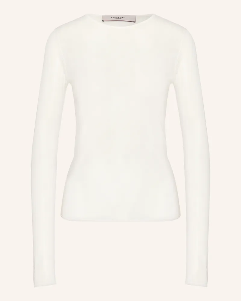 Golden Goose Longsleeve weiss Creme