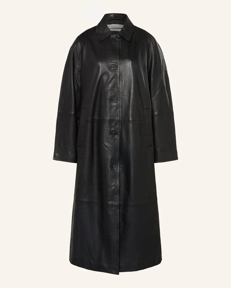 AllSaints Ledermantel Orville schwarz Schwarz